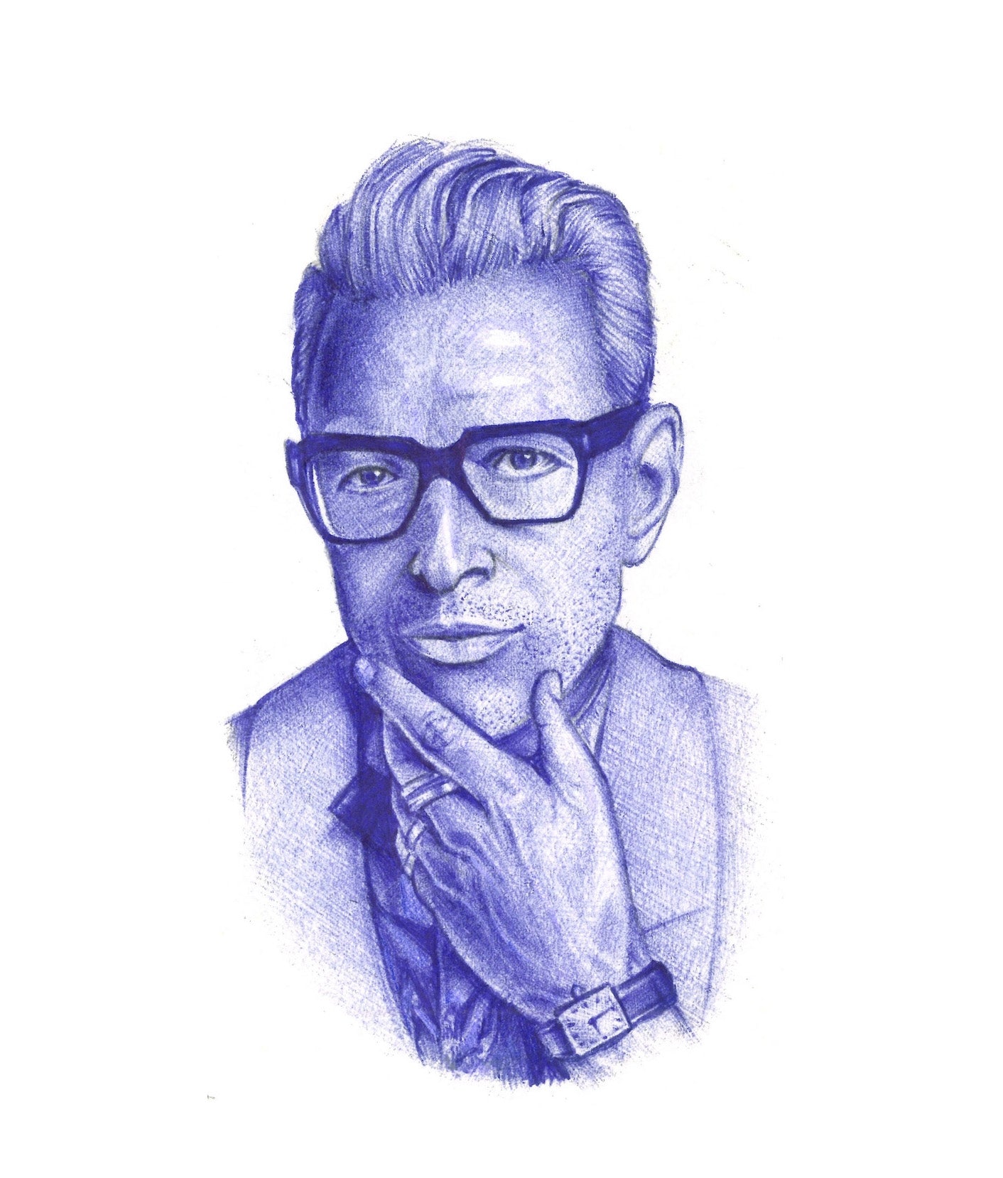 JEFF GOLDBLUM PEN PORTRAIT