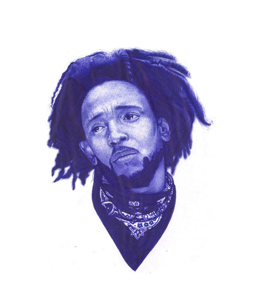 KENDRICK LAMAR PEN PORTRAIT