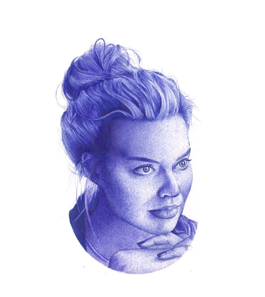 MARGOT ROBBIE PEN PORTRAIT