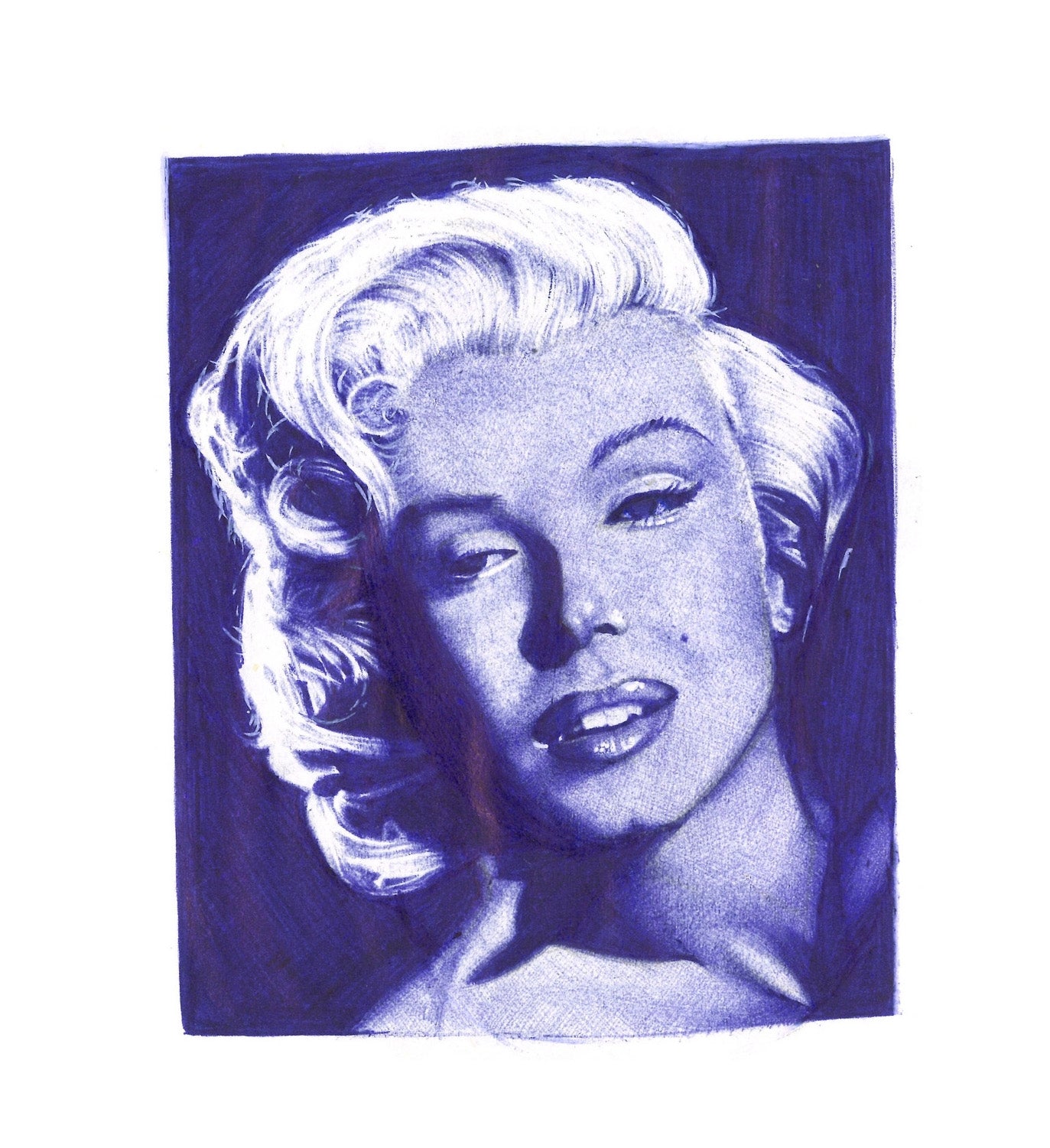 MARILYN MONROE PEN PORTRAIT