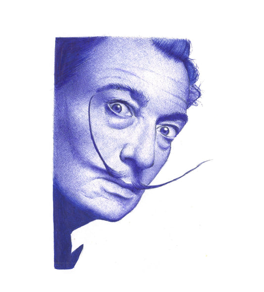 SALVADOR DALI PEN PORTRAIT